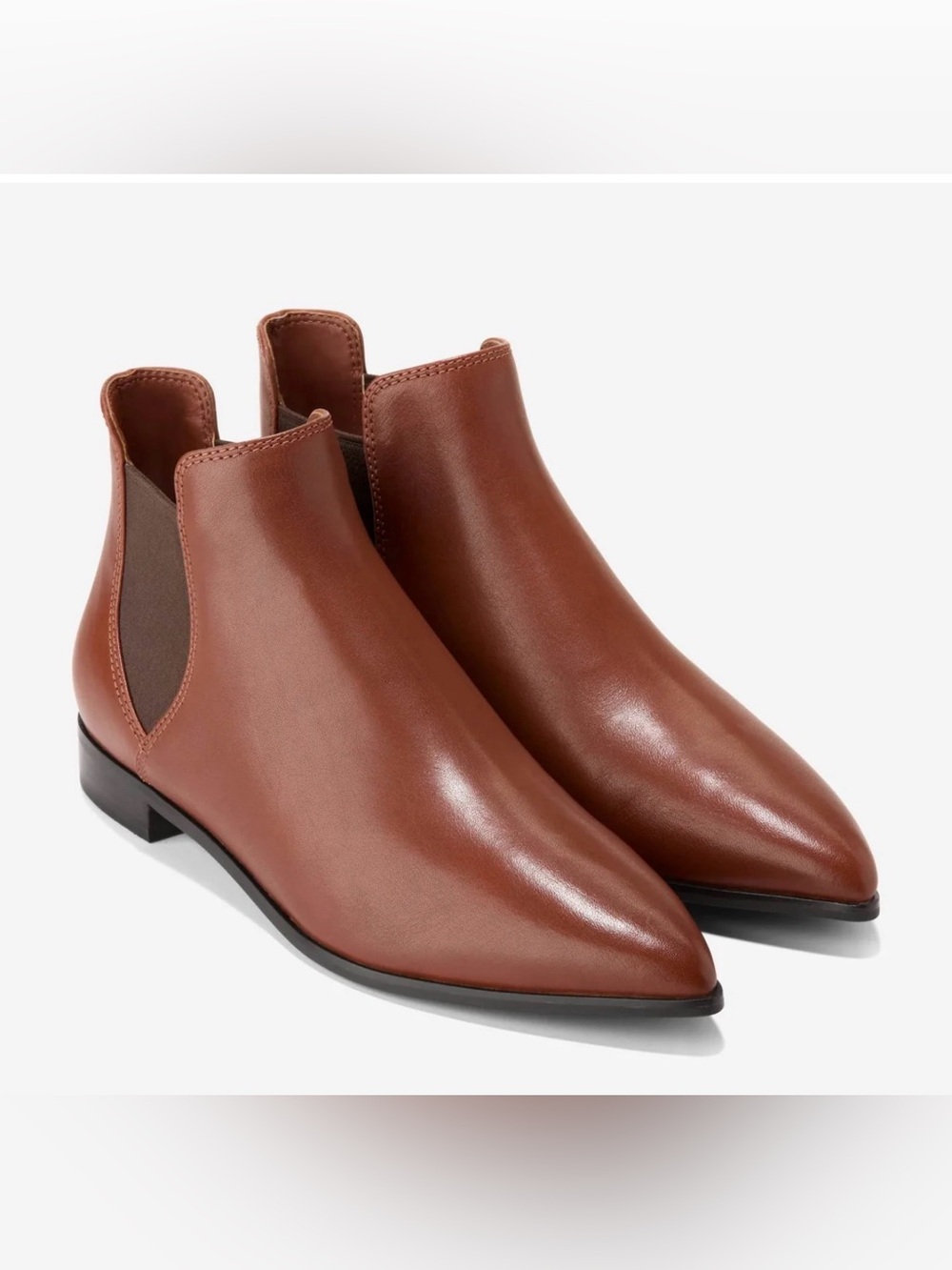 Cole Haan Women’s Brown Leather Chukka Boots/Booties | SZ. 7 (NWB) - Picture 3 of 9